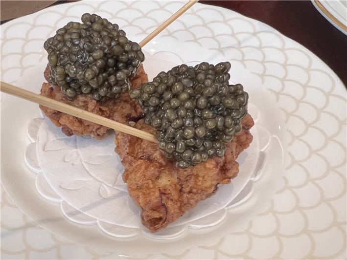 caviar snack
